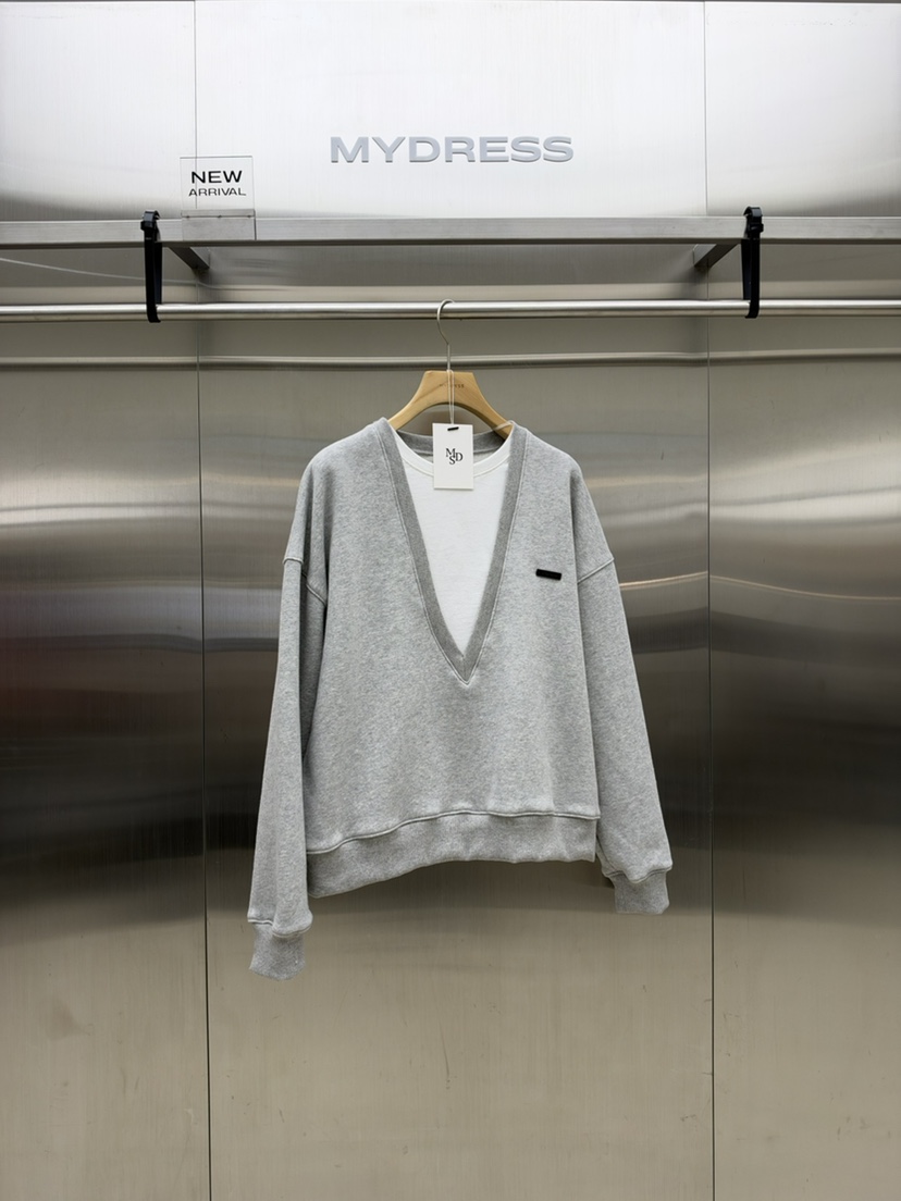 MYDRESS韓國代購女士新款熱賣人氣休閑推薦時尚衛衣假兩件MYDRESS衛衣圖色1