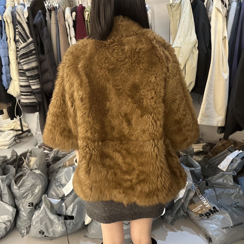 DOUBLE STANDARD/LE SMOKING/MAISONSTAFF韓國直郵女裝新款休閑短款大衣MAISONSTAFF短款大衣