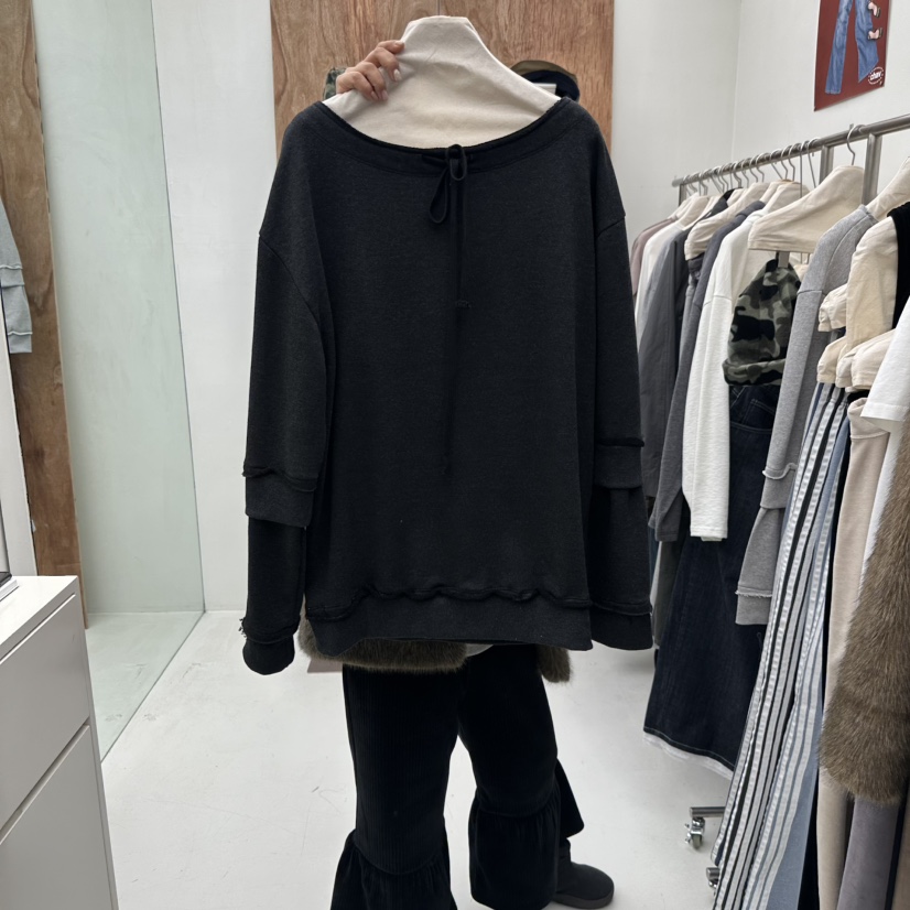 CHAV韓國直郵女裝新品職業推薦熱賣時尚休閑真品人氣衛衣CHAV衛衣圖色2