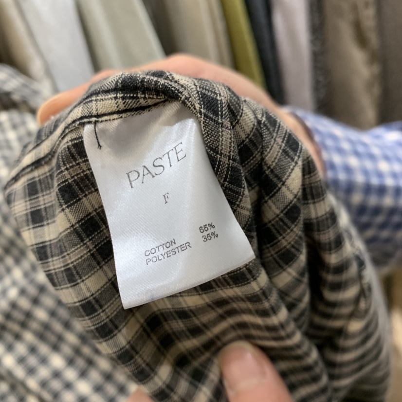 PASTE東大門直郵女士新品休閑熱賣真品人氣襯衫蕾絲衫磨毛PASTE襯衫/蕾絲衫