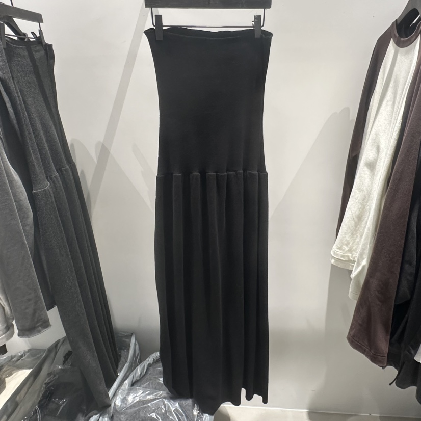 JANE BIRKIN韓國直郵女裝新品人氣休閑推薦真品長裙安哥拉JANE BIRKIN設計師品牌長裙圖色1黑色