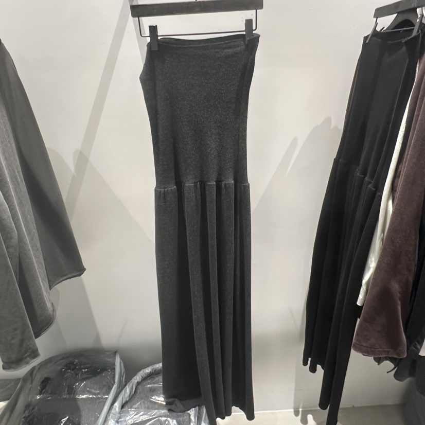 JANE BIRKIN韓國直郵女裝新品人氣休閑推薦真品長裙安哥拉JANE BIRKIN設計師品牌長裙圖色2墨色