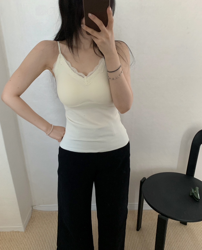 TWENTY FOUR SEVEN24-7韓國直郵女士新品推薦吊帶背心無袖TEWNTY FOUR SEVEN24-7吊帶/背心