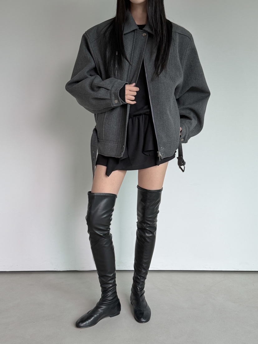 STAGE韓國代購女士新品人氣時尚真品熱賣推薦休閑短款棉服STAGE短款棉服
