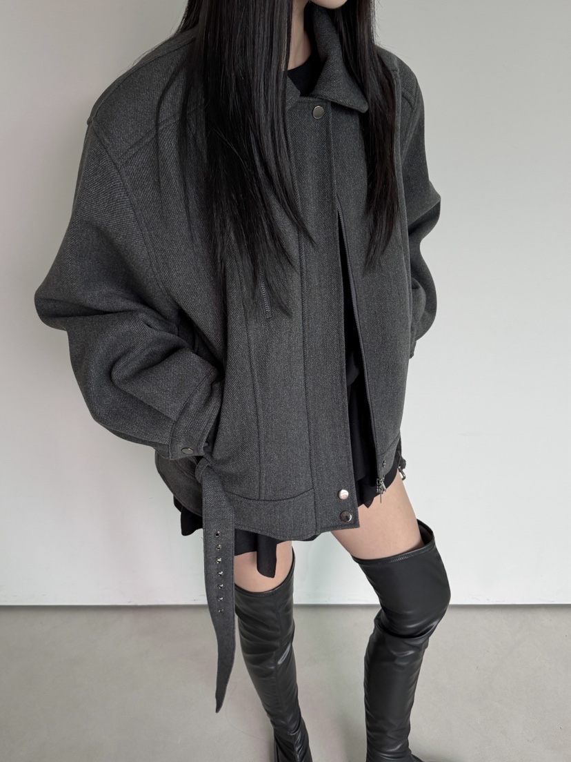 STAGE韓國代購女士新品人氣時尚真品熱賣推薦休閑短款棉服STAGE短款棉服
