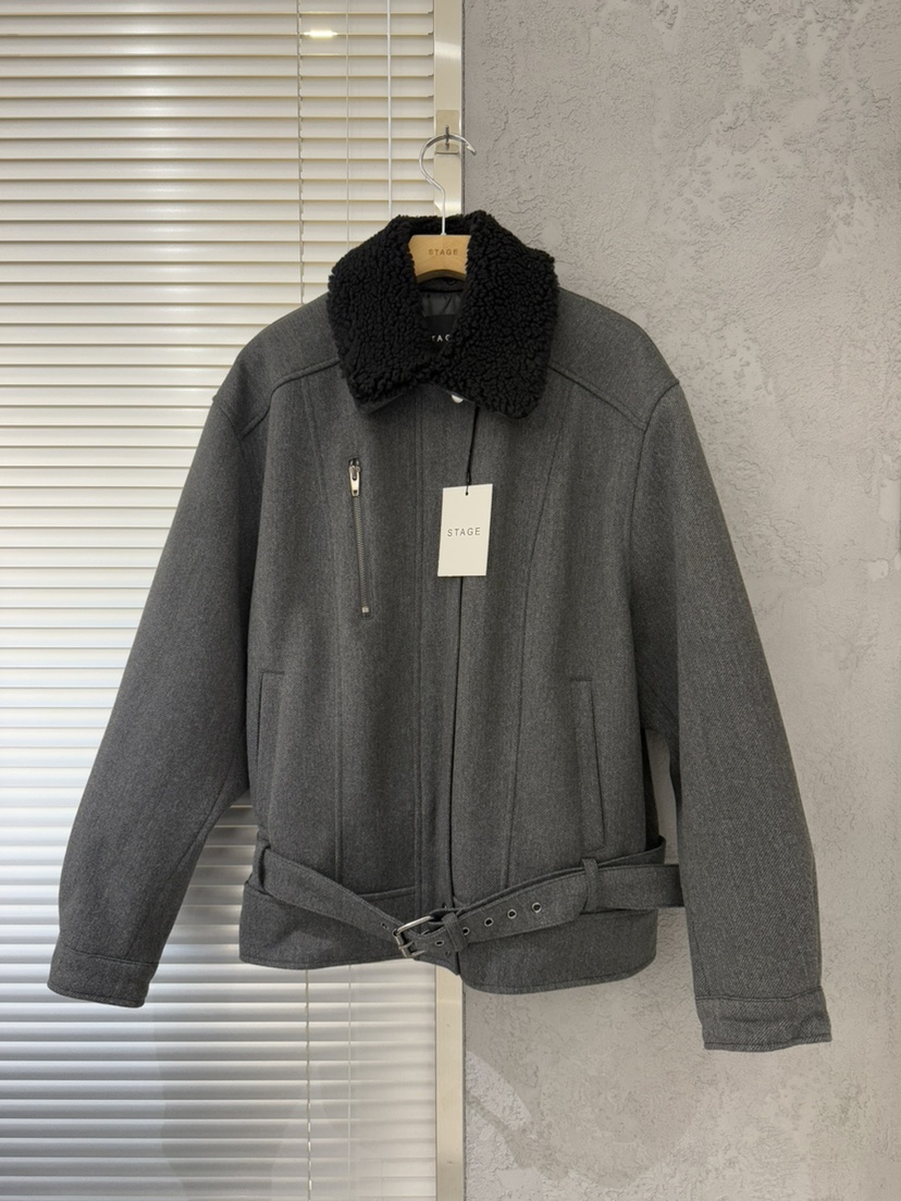 STAGE韓國代購女士新品人氣時尚真品熱賣推薦休閑短款棉服STAGE短款棉服圖色1