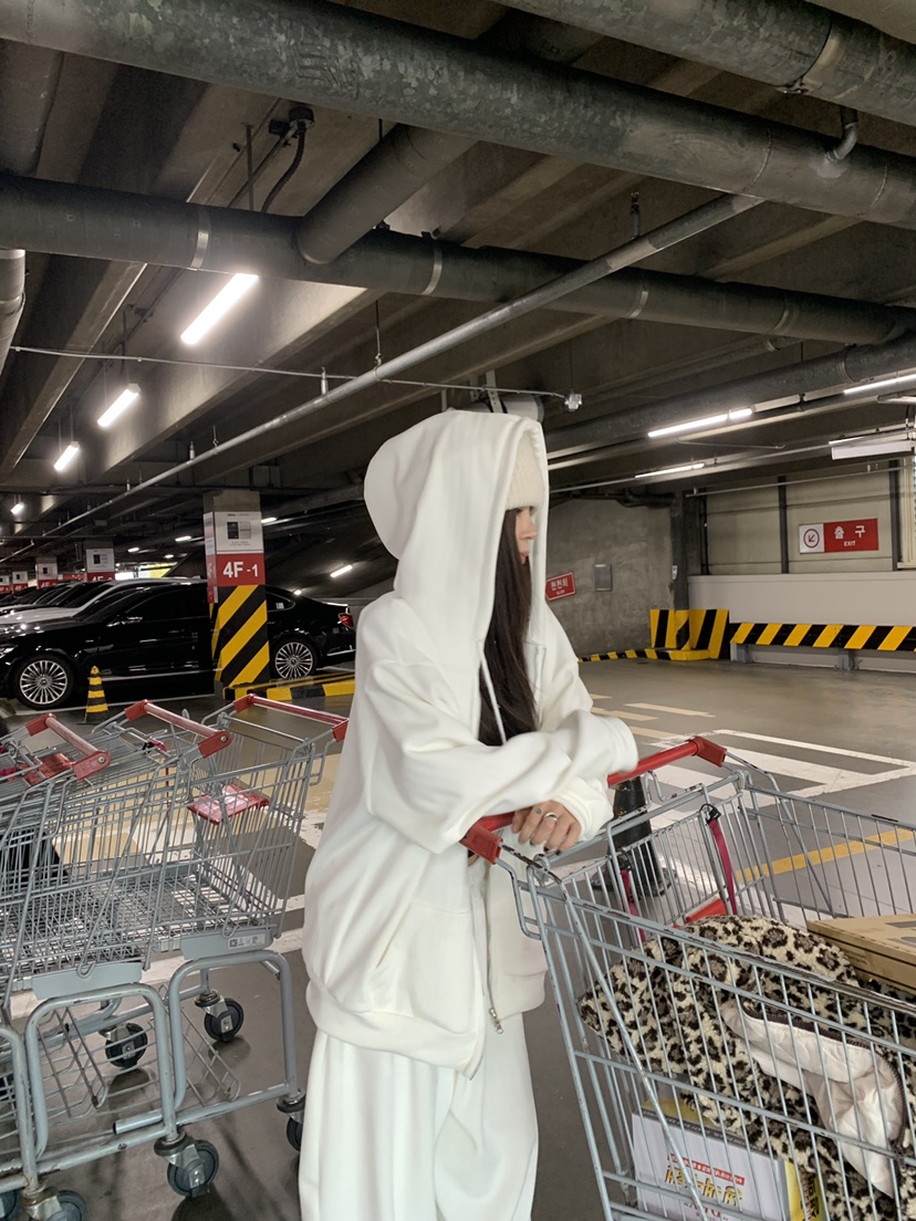 OKIE韓國直郵女裝新品推薦熱賣時尚真品休閑人氣套裝天鵝絨OKIE套裝