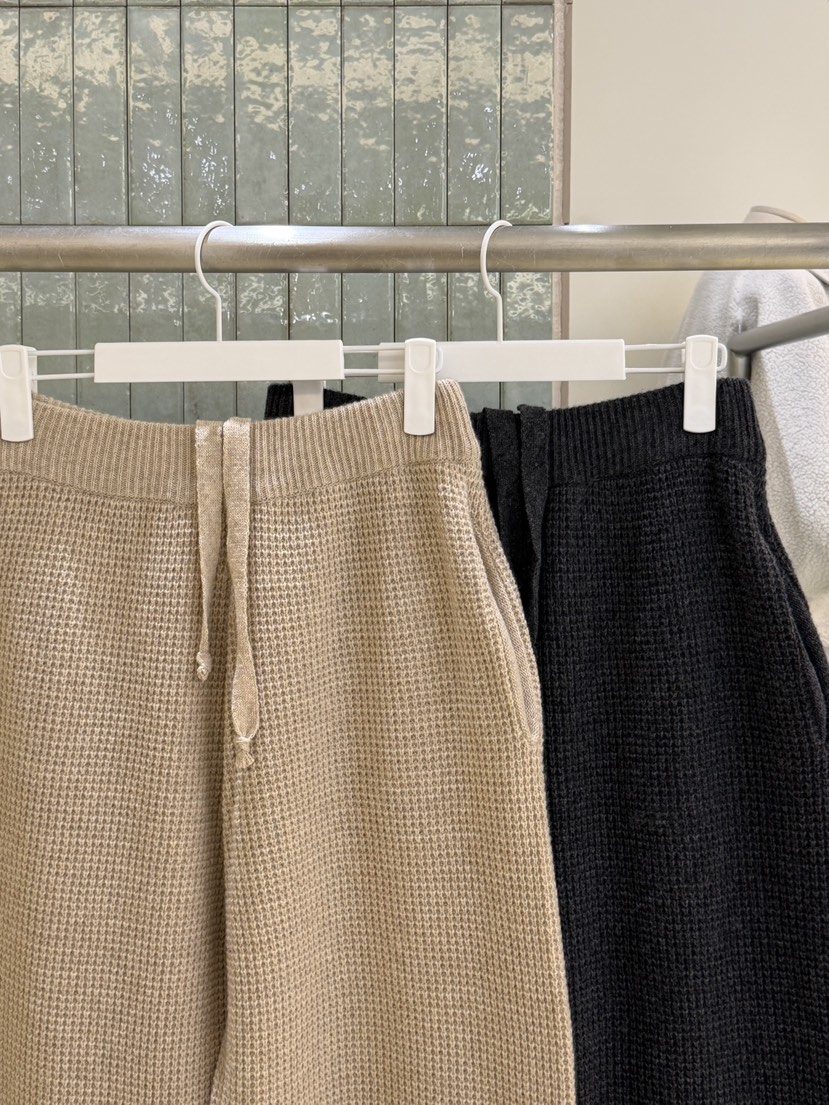 PANTRY HAUS東大門直郵女士新品休閑真品人氣休閑褲華夫格PANTRY HAUS休閑褲