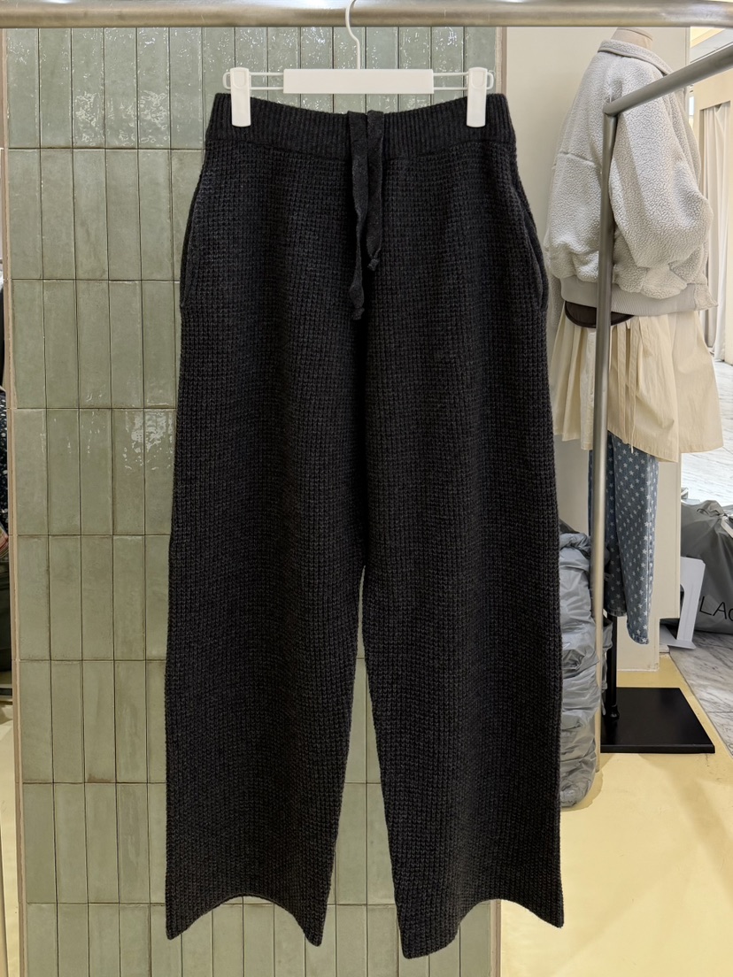 PANTRY HAUS東大門直郵女士新品休閑真品人氣休閑褲華夫格PANTRY HAUS休閑褲圖色2