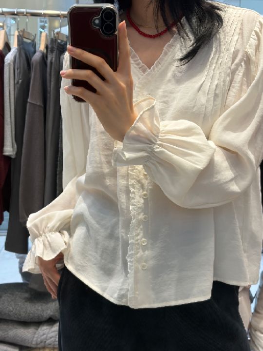 베슬東大門直郵女士新品時尚人氣休閑真品推薦襯衫蕾絲衫VESL襯衫/蕾絲衫