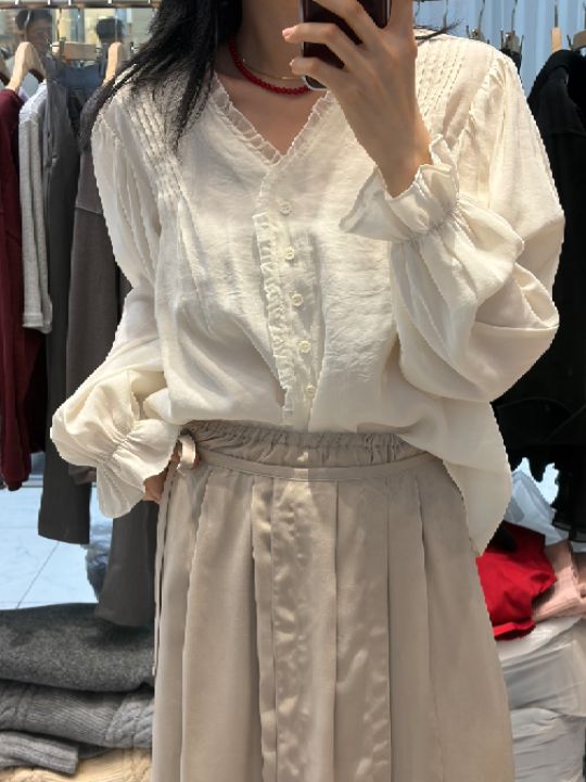 베슬東大門直郵女士新品時尚人氣休閑真品推薦襯衫蕾絲衫VESL襯衫/蕾絲衫