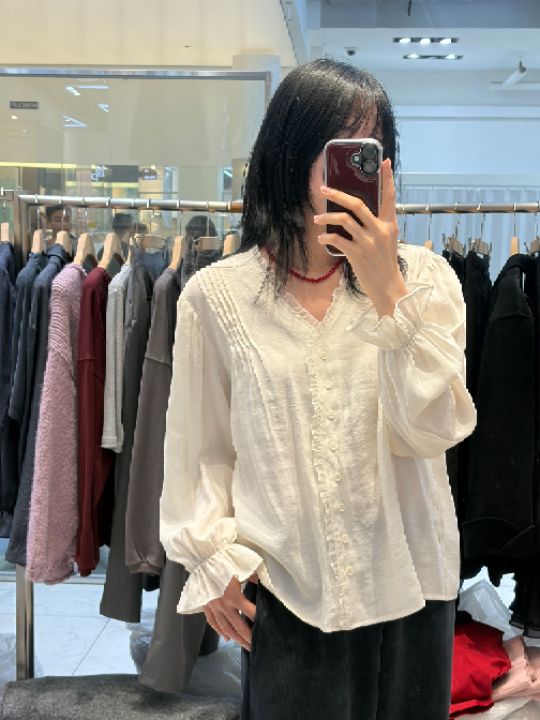 베슬東大門直郵女士新品時尚人氣休閑真品推薦襯衫蕾絲衫VESL襯衫/蕾絲衫