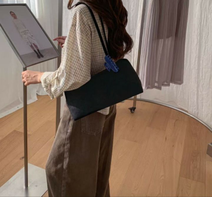 TROUVAILLE韓國代購女士新款真品熱賣休閑人氣單肩斜跨包TROUVAILLE單肩/斜跨包