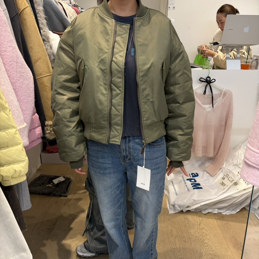 RUMIRU/AWEAR東大門代購女士新品人氣推薦短款棉服寬松棉awear/RUMIRU短款棉服圖色1