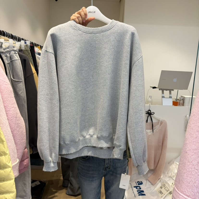 RUMIRU/AWEAR韓國代購女士新款熱賣推薦人氣衛衣加絨復古awear/RUMIRU衛衣圖色2
