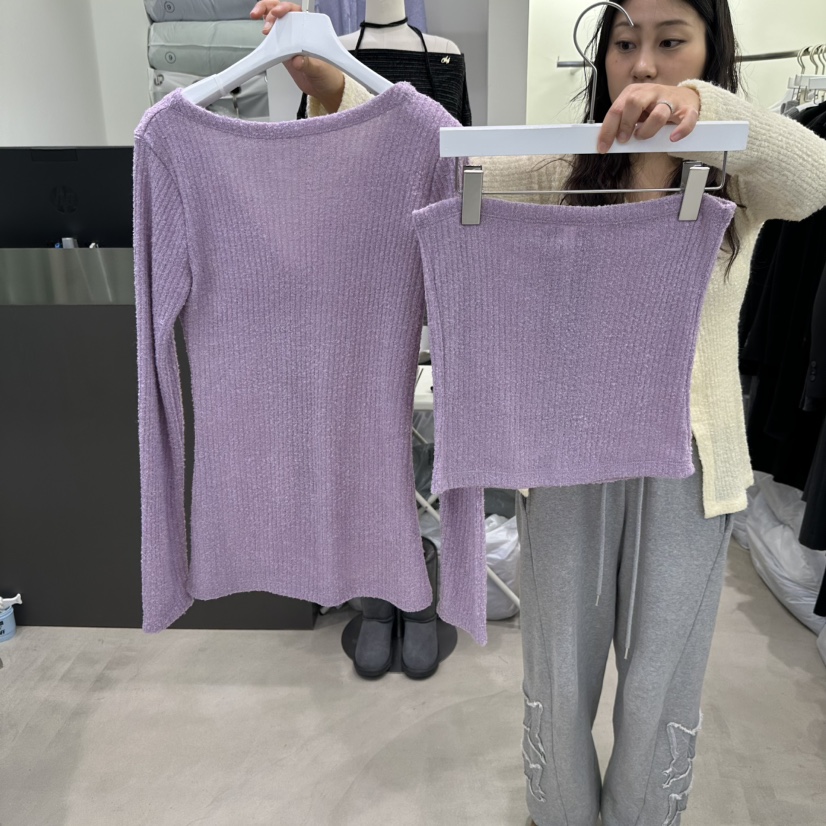 WAVEWATER韓國直郵女裝新品時尚休閑熱賣推薦人氣真品套裝WAVEWATER套裝