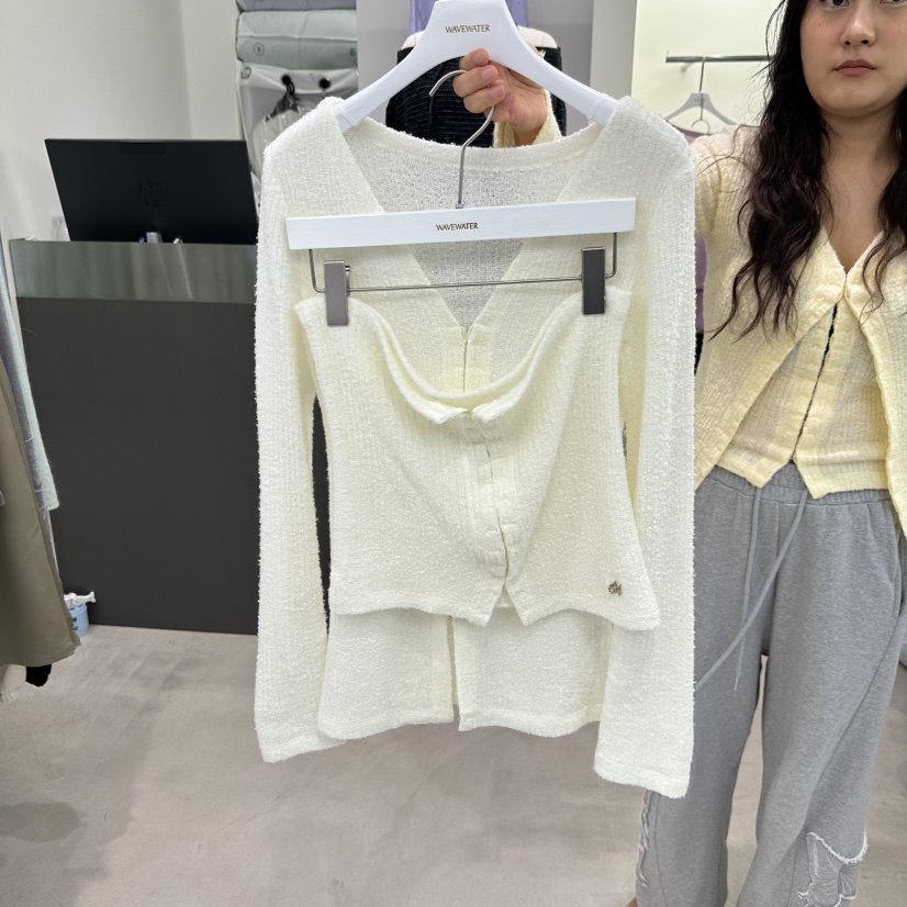 WAVEWATER韓國直郵女裝新品時尚休閑熱賣推薦人氣真品套裝WAVEWATER套裝圖色2