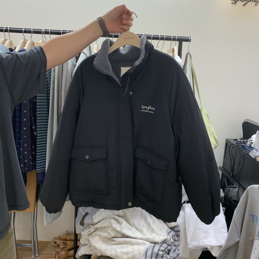 SPAGHETTI東大門直郵女裝新品時尚休閑熱賣短款羽絨服鴨絨spaghetti短款羽絨服圖色3