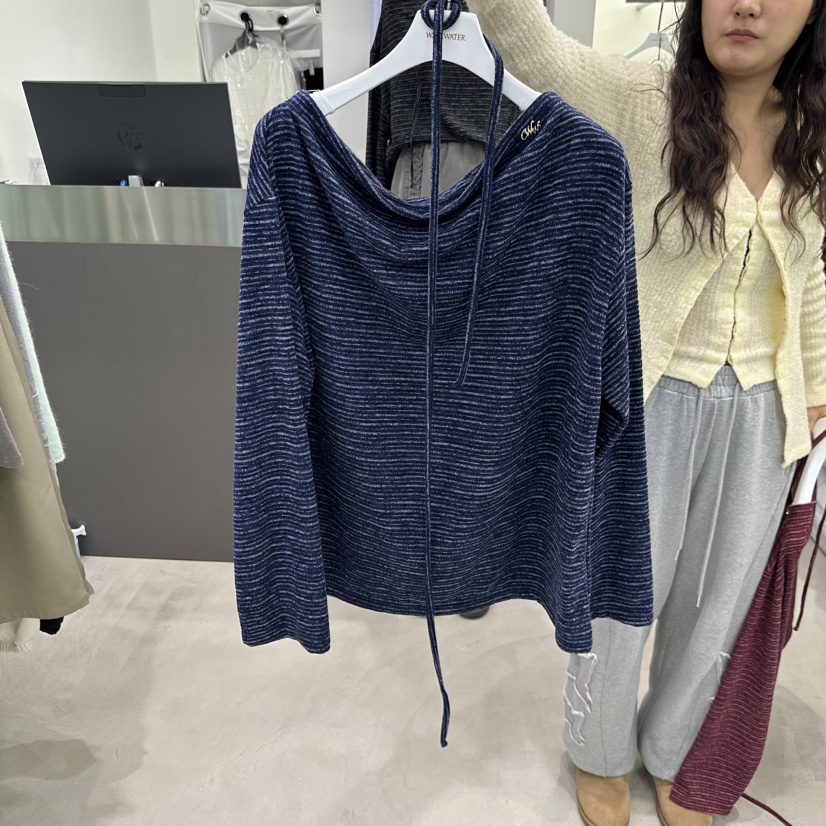 WAVEWATER東大門實拍女裝新品休閑人氣真品熱賣推薦長袖T恤WAVEWATER長袖T恤圖色3