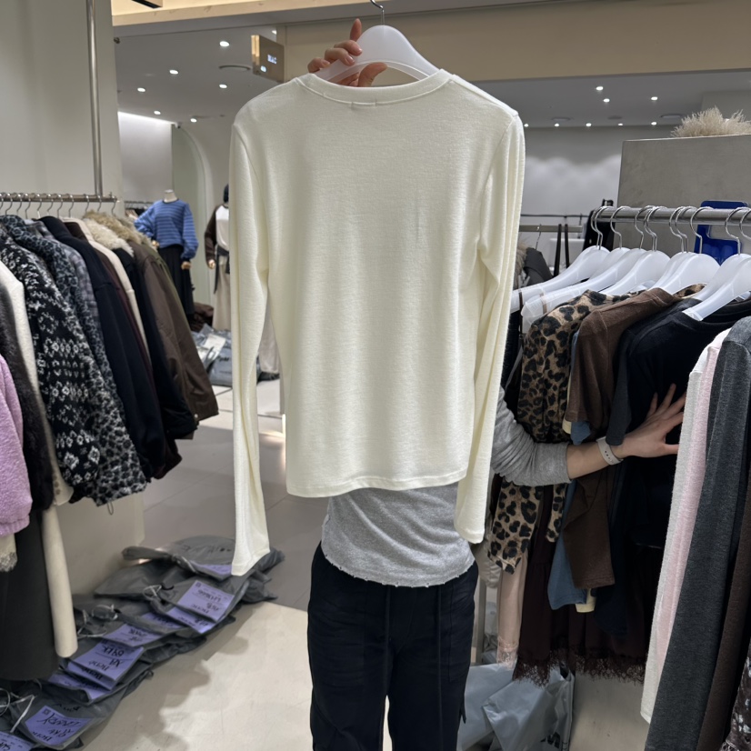 BENE韓國代購女士新款熱賣推薦休閑時尚真品人氣長袖T恤SHOP BENE_Bene長袖T恤