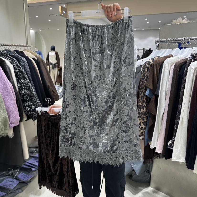 BENE東大門代購女裝新品休閑推薦時尚人氣真品熱賣長裙絨SHOP BENE_Bene長裙圖色2