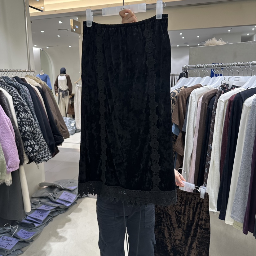 BENE東大門代購女裝新品休閑推薦時尚人氣真品熱賣長裙絨SHOP BENE_Bene長裙圖色4