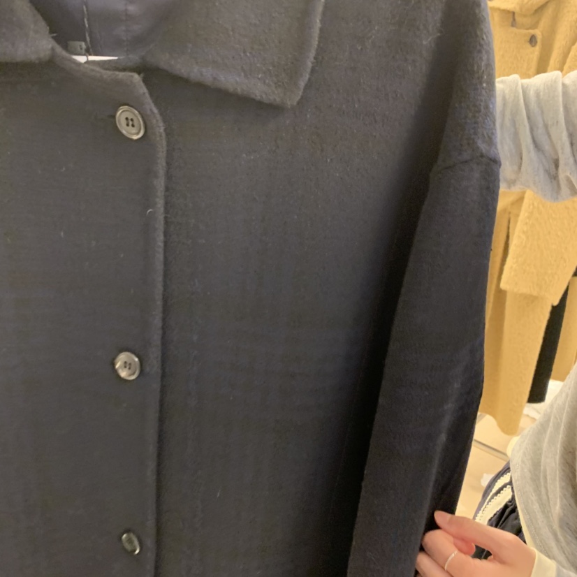 A POINT東大門實拍女士新品熱賣時尚真品人氣中長款大衣A POINT中長款大衣