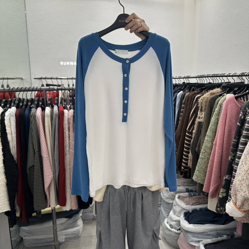 RUNWAY-런웨이韓國代購女士新品人氣熱賣推薦時尚長袖T恤RUNWAY長袖T恤圖色1