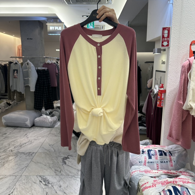 RUNWAY-런웨이韓國代購女士新品人氣熱賣推薦時尚長袖T恤RUNWAY長袖T恤圖色3