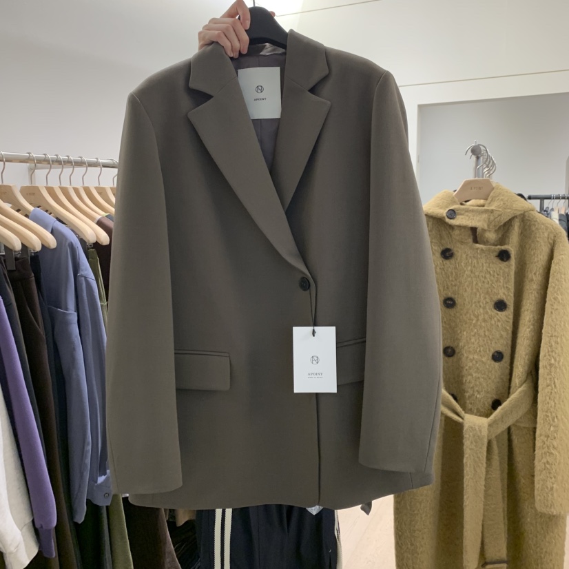 A POINT韓國代購女士新品熱賣時尚真品人氣西裝西服含腰帶A POINT西裝/西服圖色3