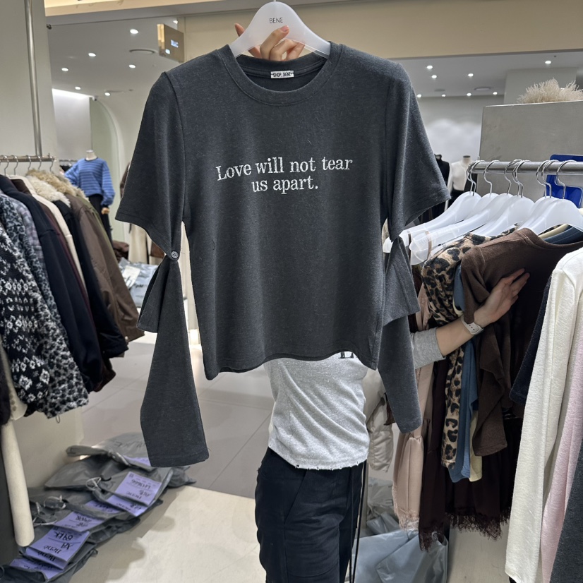 BENE東大門代購女裝新品推薦休閑熱賣真品時尚長袖T恤安哥拉SHOP BENE_Bene長袖T恤圖色3