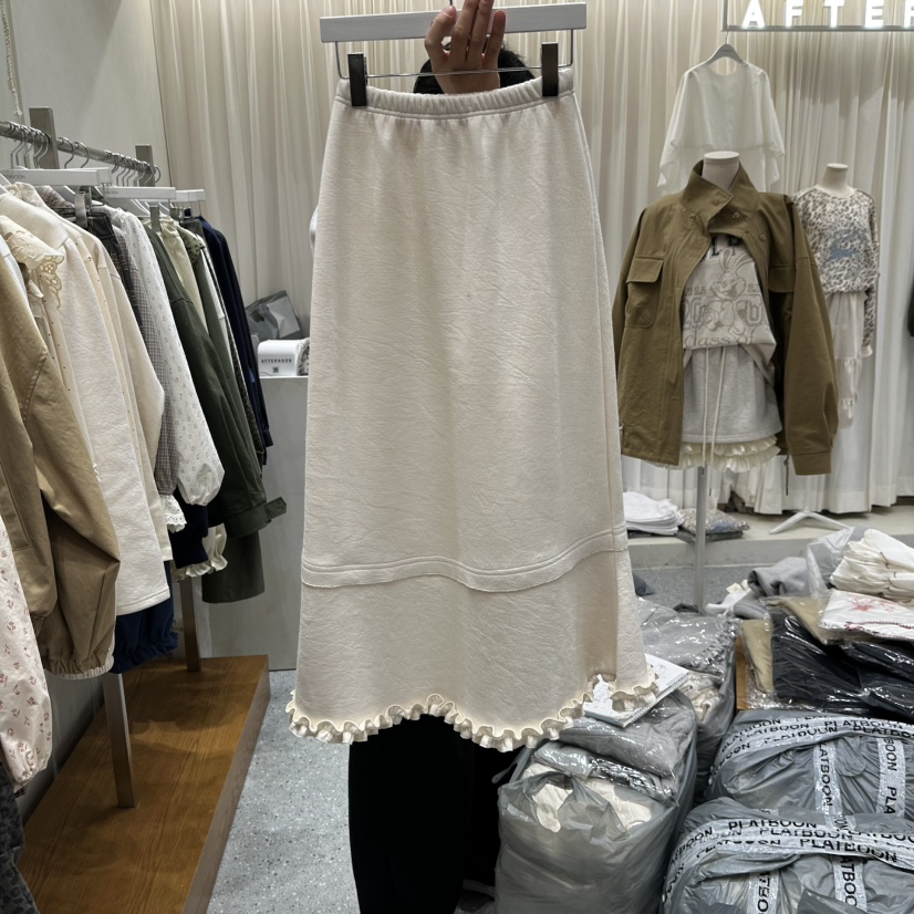 AFTERNOON韓國直郵女士新品休閑人氣真品時尚熱賣推薦長裙AFTERNOON長裙圖色2