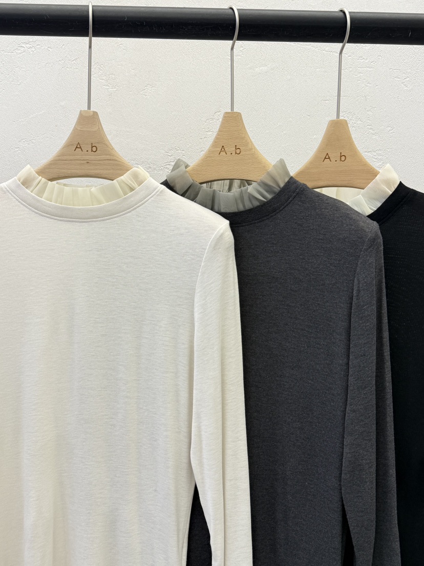 AUTUMN BEIGE-Q韓國直郵女裝新品推薦休閑真品人氣長袖T恤A.b/AUTUMN BEIGE長袖T恤