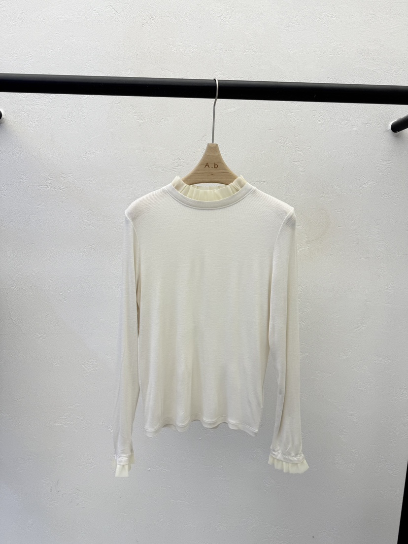 AUTUMN BEIGE-Q韓國直郵女裝新品推薦休閑真品人氣長袖T恤A.b/AUTUMN BEIGE長袖T恤圖色1