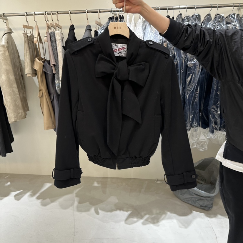 BES東大門實拍女士新品時尚真品人氣休閑推薦熱賣夾克花朵BES SEOUL夾克圖色2
