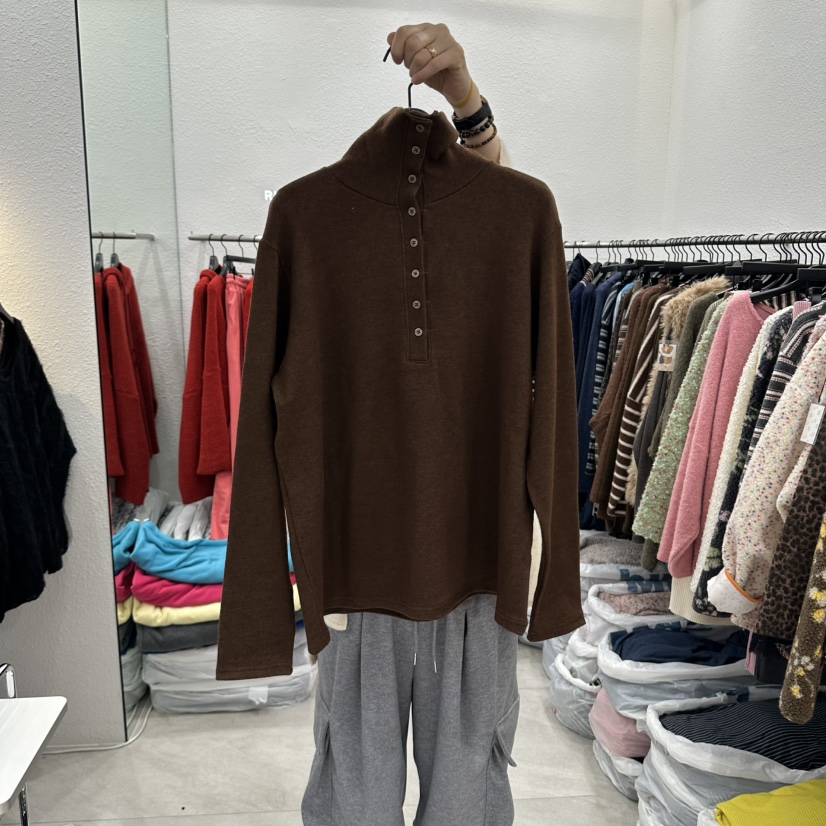 RUNWAY-런웨이東大門直郵女裝新款人氣熱賣真品襯衫蕾絲衫RUNWAY襯衫/蕾絲衫圖色3棕色