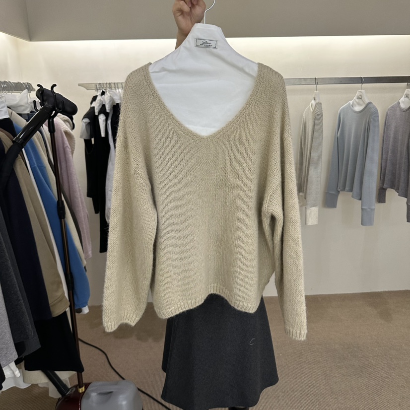 DEUO韓國代購女士新款熱賣真品推薦人氣休閑時尚針織衫DEUO針織衫圖色2