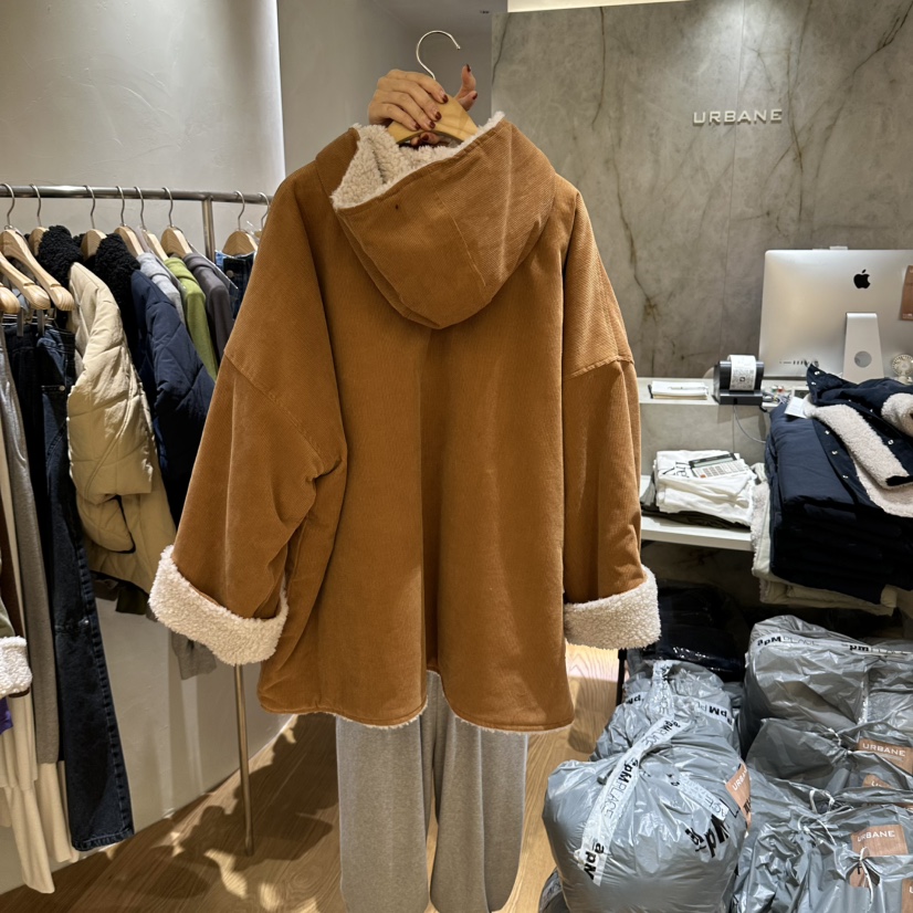 URBANE-P東大門直郵女裝新品時尚真品人氣休閑夾克燈心絨URBANE-P夾克