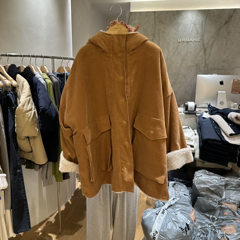 URBANE-P東大門直郵女裝新品時尚真品人氣休閑夾克燈心絨URBANE-P夾克圖色1