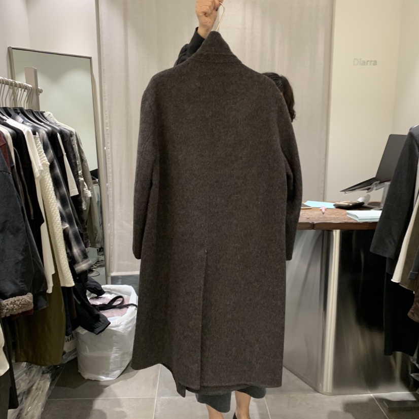 DIARRA韓國直郵女士新款休閑熱賣推薦人氣時尚中長款大衣Diarra中長款大衣