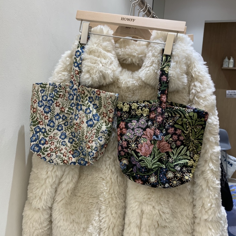 HOWFF東大門代購女士新品真品休閑時尚推薦單肩斜跨包提花HOWFF單肩/斜跨包