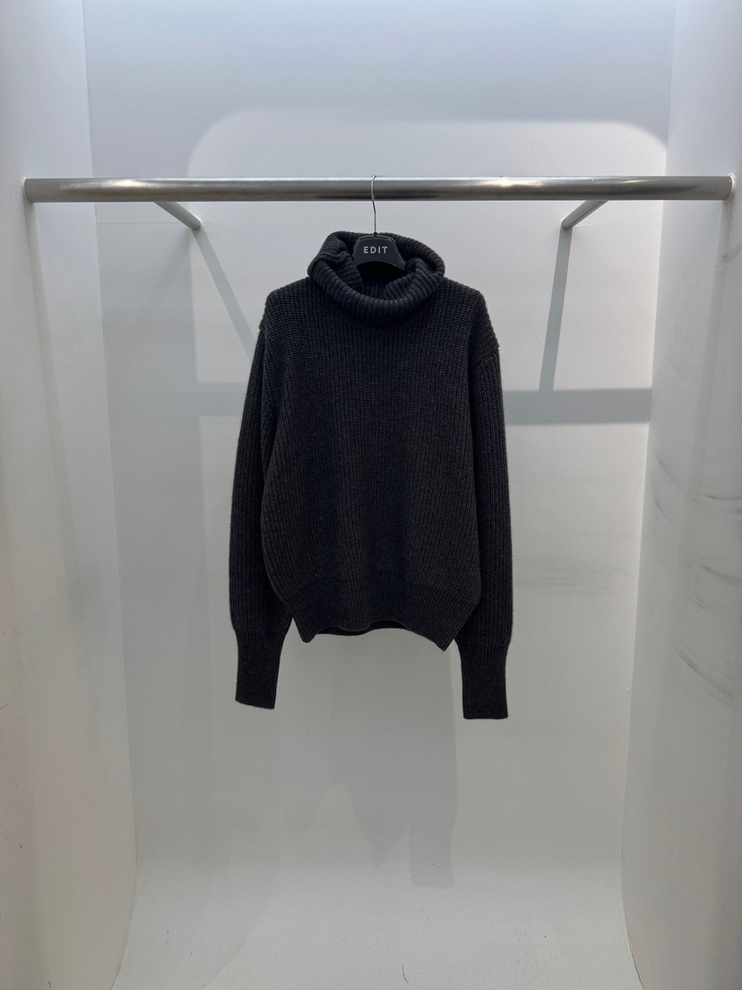 EDIT東大門實拍女士新品時尚休閑推薦人氣熱賣真品毛衣EDIT毛衣圖色2墨色