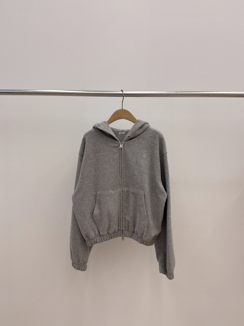 TAFFETA/MURET/ROBERTI東大門直郵女裝新品時尚衛衣拉鏈連帽衫毛圈絨TAFFETA/MURET/ROBERTI衛衣圖色1
