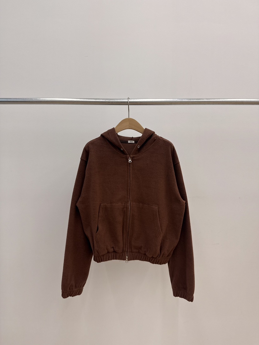 TAFFETA/MURET/ROBERTI東大門直郵女裝新品時尚衛衣拉鏈連帽衫毛圈絨TAFFETA/MURET/ROBERTI衛衣圖色2