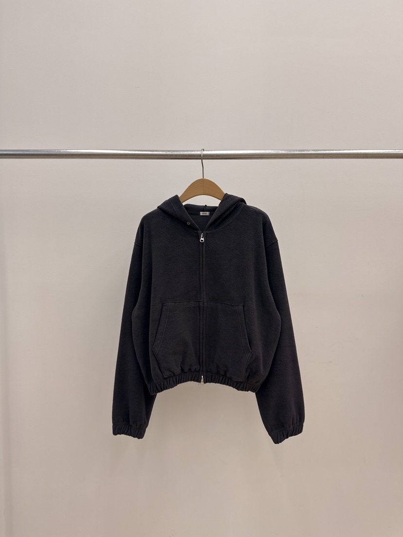 TAFFETA/MURET/ROBERTI東大門直郵女裝新品時尚衛衣拉鏈連帽衫毛圈絨TAFFETA/MURET/ROBERTI衛衣圖色3