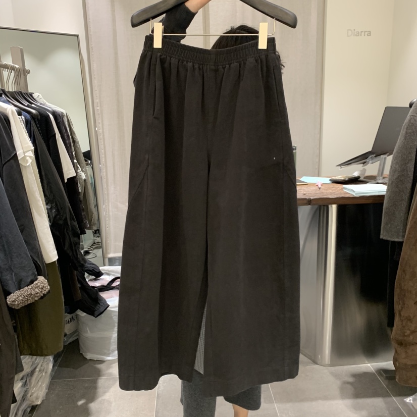 DIARRA東大門代購女裝新款真品熱賣休閑時尚推薦休閑褲加絨Diarra休閑褲圖色1