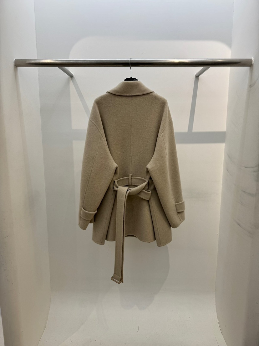 EDIT東大門代購女裝新品人氣熱賣真品休閑中長款大衣含腰帶EDIT中長款大衣