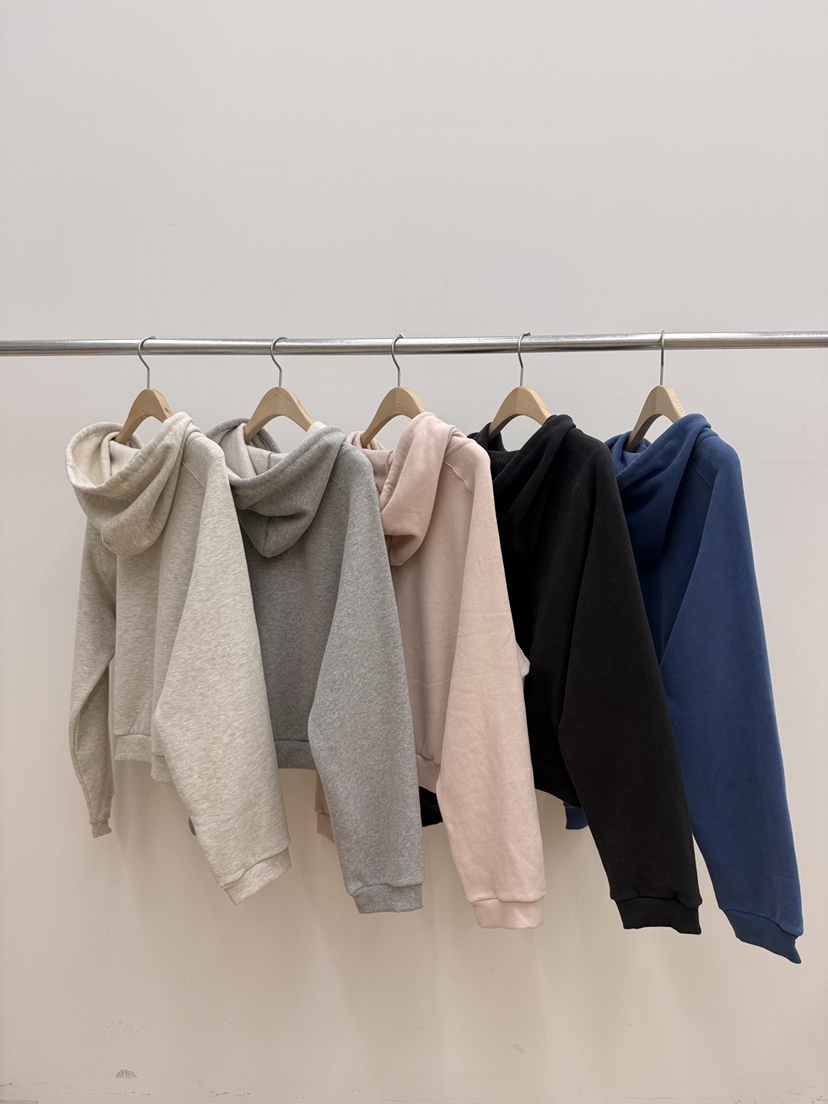 TAFFETA/MURET/ROBERTI東大門實拍女裝新品時尚衛衣拉鏈連帽衫抓絨TAFFETA/MURET/ROBERTI衛衣