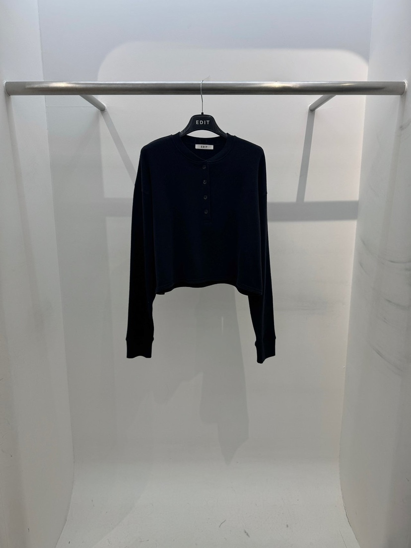 EDIT東大門實拍女裝新品時尚休閑熱賣真品推薦人氣長袖T恤EDIT長袖T恤圖色4黑色