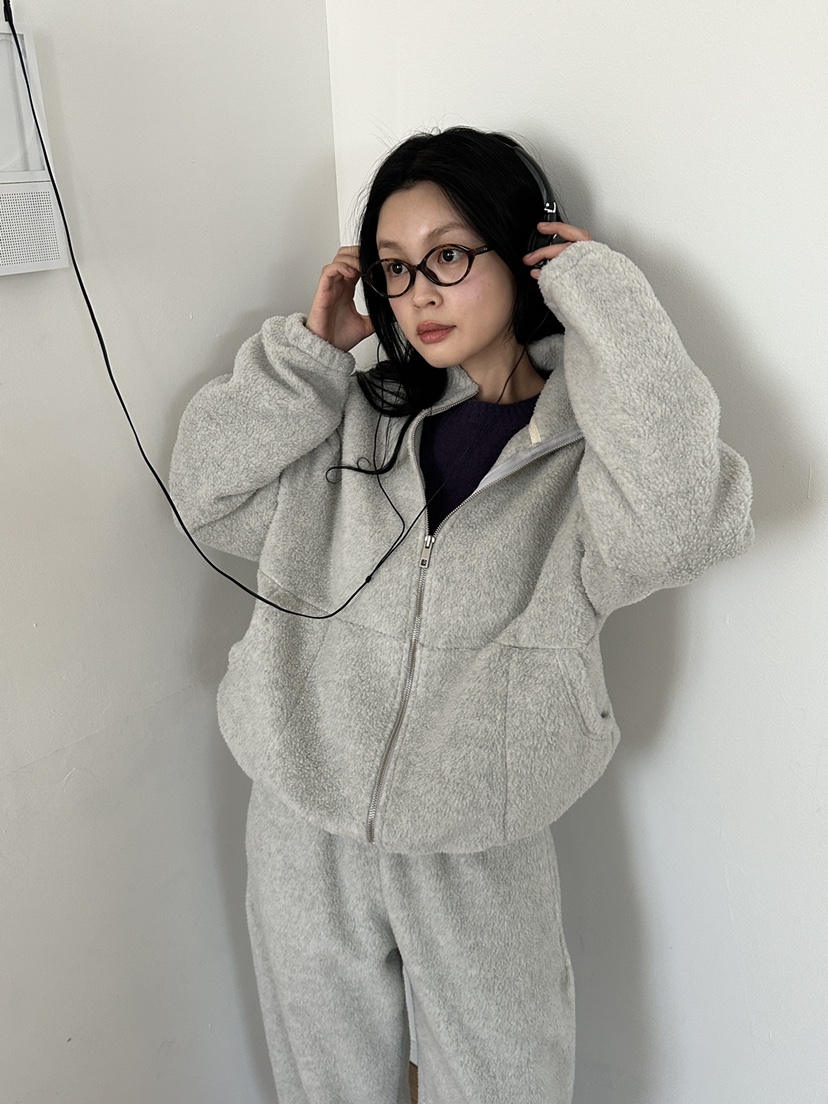 NDE韓國代購女裝新品人氣休閑真品時尚推薦熱賣夾克絨BOHEME_NDE夾克